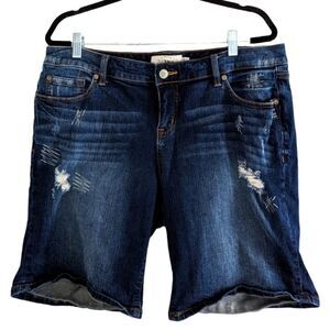 Torrid Vintage Stretch 10" Denim Shirts Sz.16